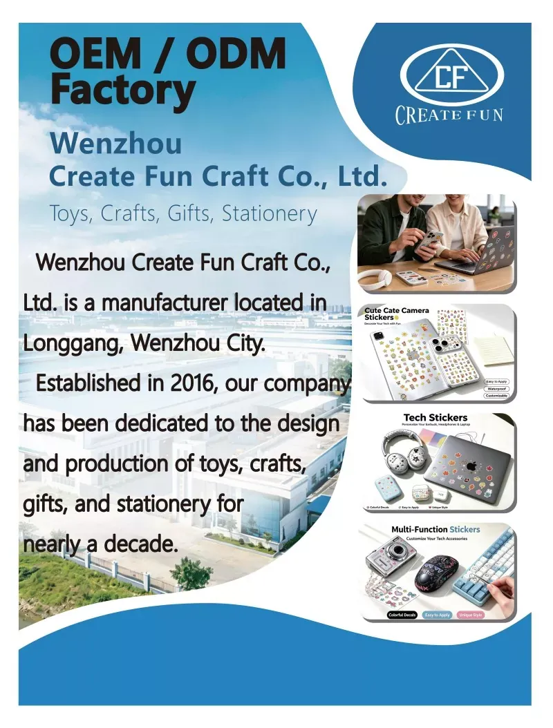 Wenzhou Create Fun Craft Co., Ltd. Bersinar di Ekspo Global: Satu Dekad Inovasi dalam Pelekat Tersuai dan Mainan DIY