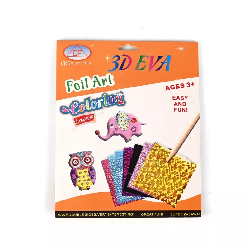Mainan Seni Kerajang EVA 3D